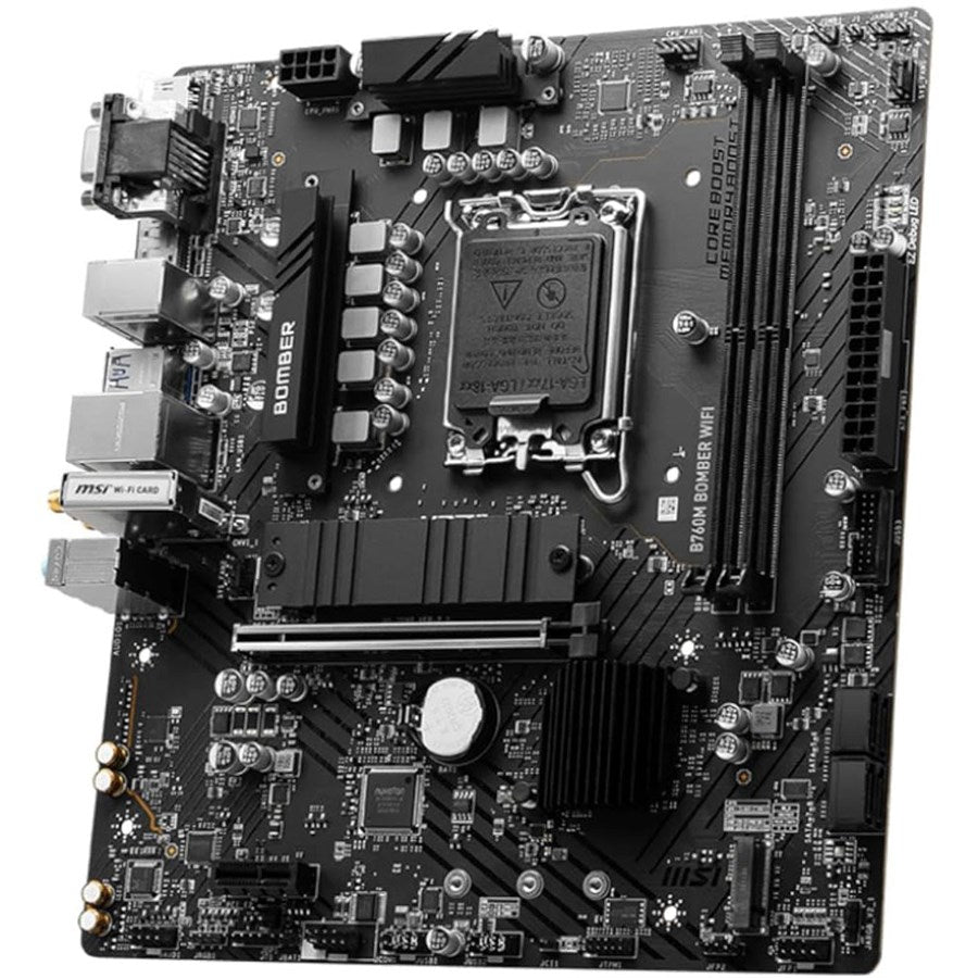 MSI Motherboard B760M BOMBER WIFI DDR5 MSI Motherboard B760M BOMBER WIFI DDR5